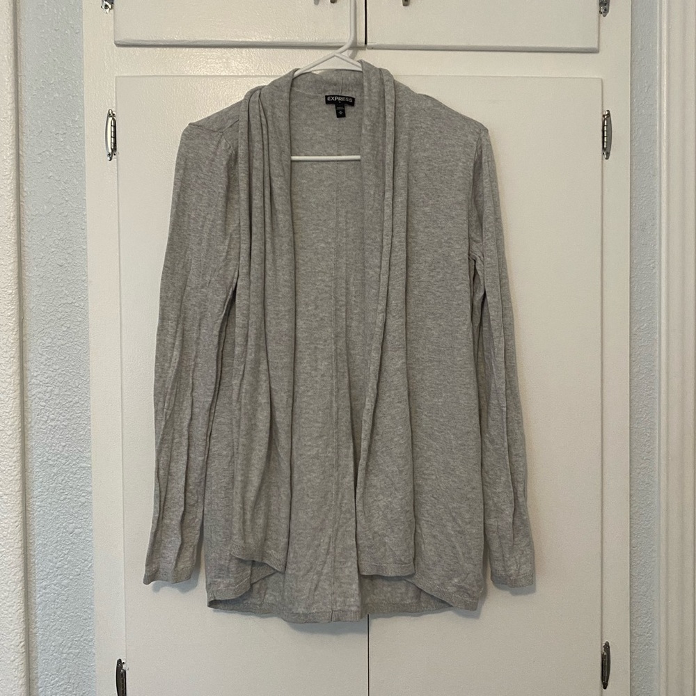 Light grey Express cardigan